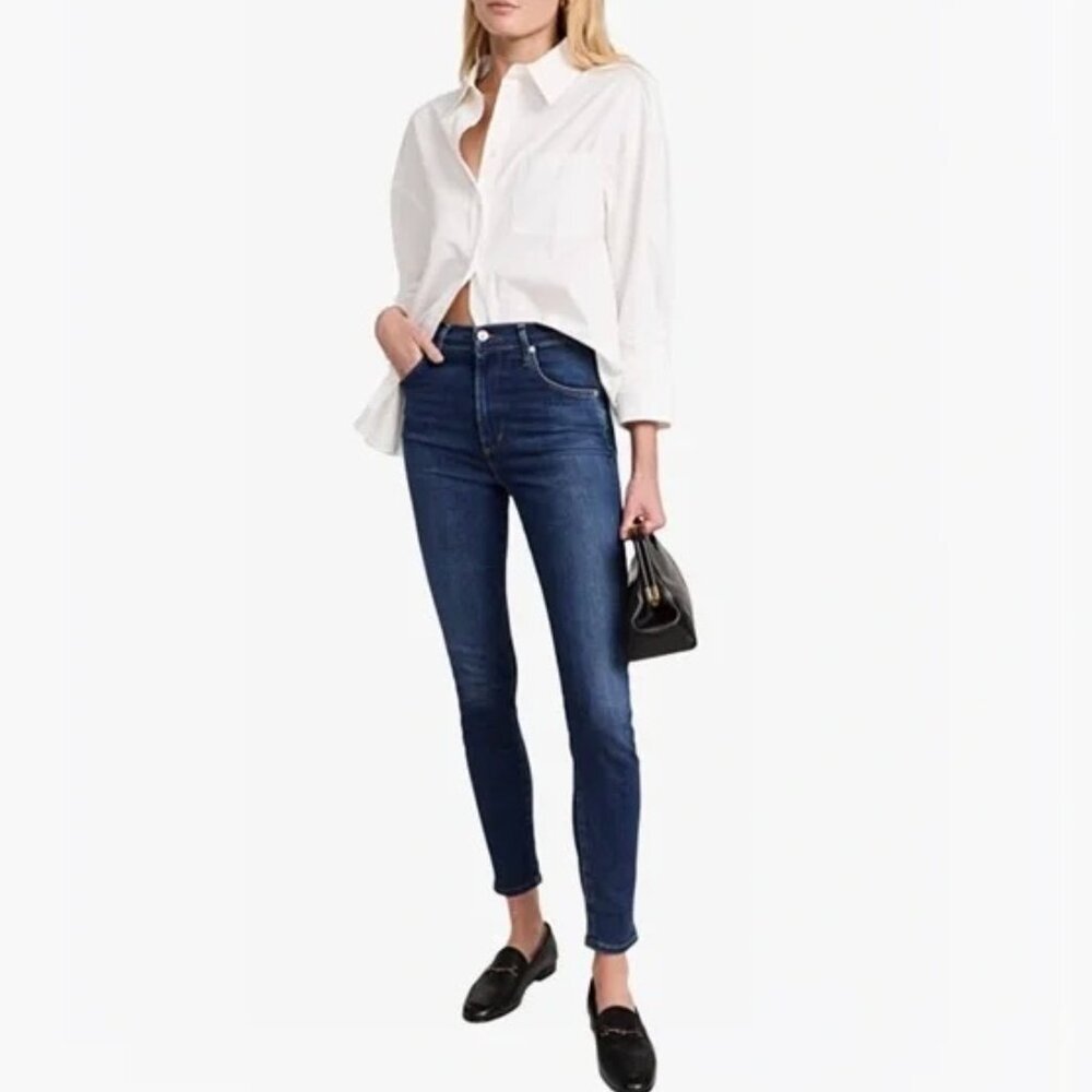 Size 25 Citizens of Humanity Avedon Women's Skinny Leg Stretch Denim Blue Jeans